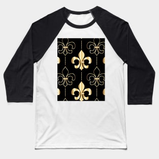 Golden Elegance Baseball T-Shirt